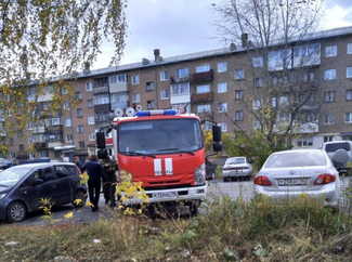 В Невьянске спасатели помогли вызволить собаку, упавшую в колодец