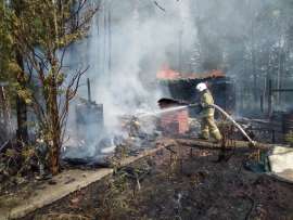 Пожар в Невьянском городском округе
