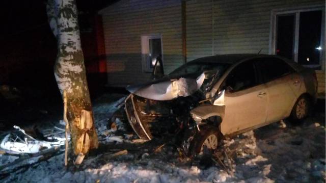 Страшное ДТП произошло сегодня ночью на Мартьянова. Водитель погиб