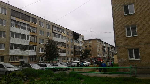 Пожар в г.Невьянске