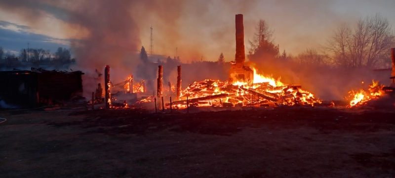 Пожар в Невьянском городском округе